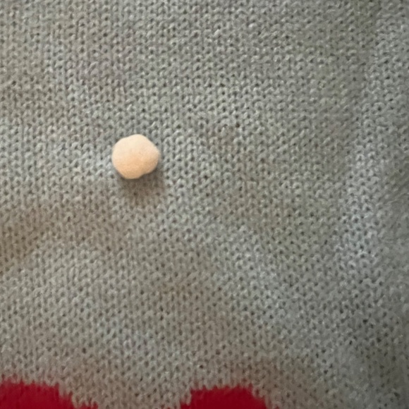 Ugly Christmas Sweater Collection Woman 1X Plus Scotty Dogs Blue snow pomp pom - Picture 6 of 15